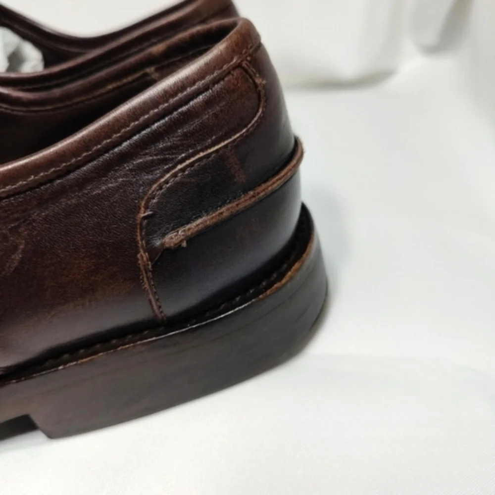 To Boot X Adam Derrick New York Derby Lace Up Brown Leather Mens Shoes Size 10